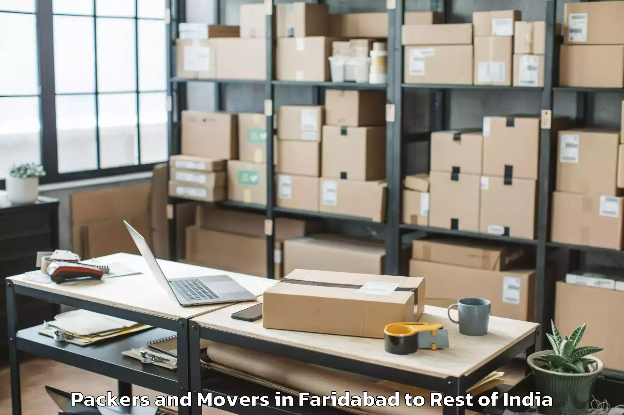 Faridabad to Nelakondapally Packers And Movers Booking